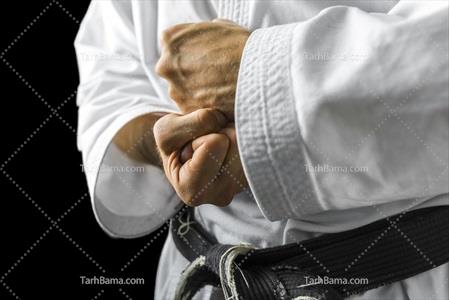 تصویر با کیفیت مشت گره زده جودو کار